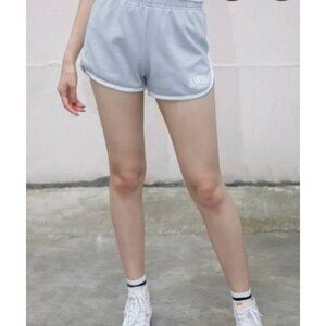 Brandy Melville Lisette Hawaii Knit Shorts Flat Front Light Blue S